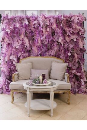 Lavender Flower Wall