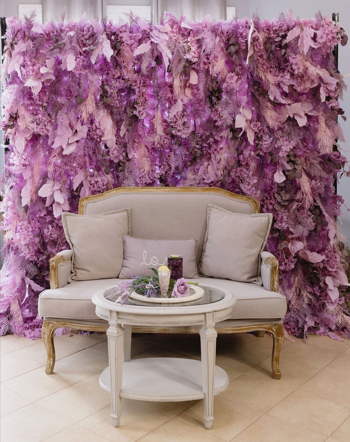 Lavender Flower Wall Lavender Flower Wall