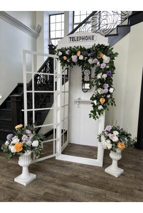 Telephone Booth with Audio Guestbook